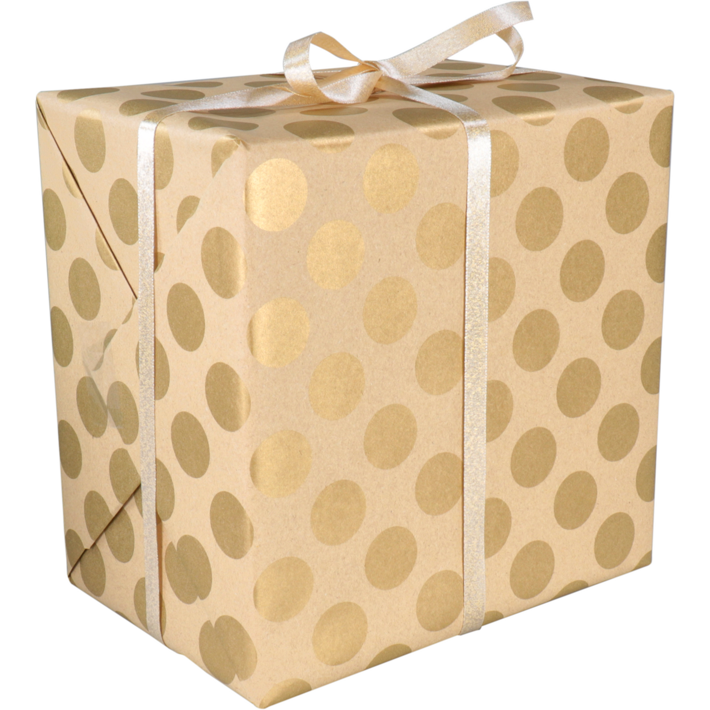 Klika - papier cadeau 50 cm | 200m | 65gr / m² Points | or