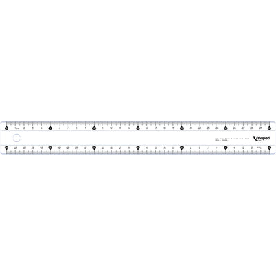 Maped - Règle Classique 30cm | 25 pièces
