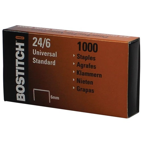 Klika - Agrafes 24/6 mm boîte/1000 galvanisées 130 pièces