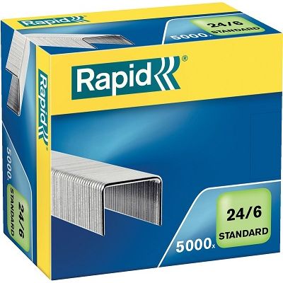 Klika -  Nietjes 24/6 mm gegalvan doosje met 5000