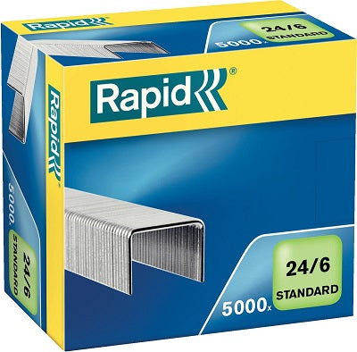 Klika - Staples 24/6 mm gal de boîte avec 5000