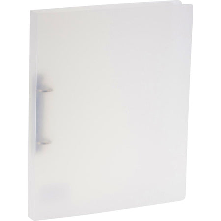 Bronyl -   ringmap, voor ft A4, uit PP, 2 D-ringen van 15 mm, transparant wit