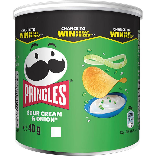 Pringles - chips, 40g, oignon crème sure