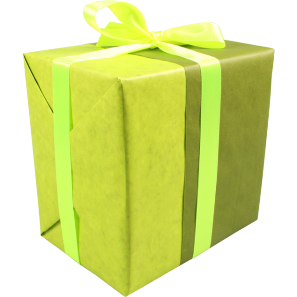 Klika - Papier d'emballage cadeau | 50 cm | 260m | 50gr/m² | vert/vert olive