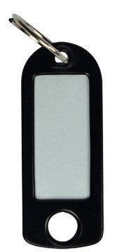 Klika -  Sleutelhangers zwart met ring-haken