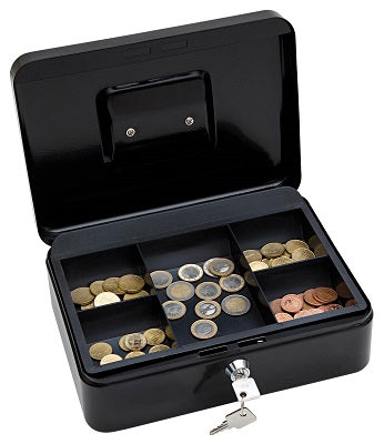 Klika -  Geldkistje met slot 10- afm. 25 cm