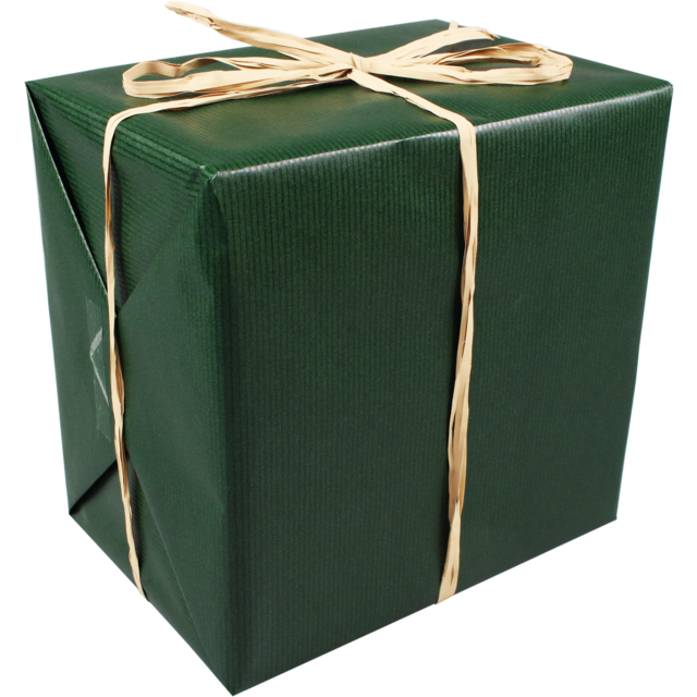 Klika - papier cadeau 50 cm vert foncé 250 mètres