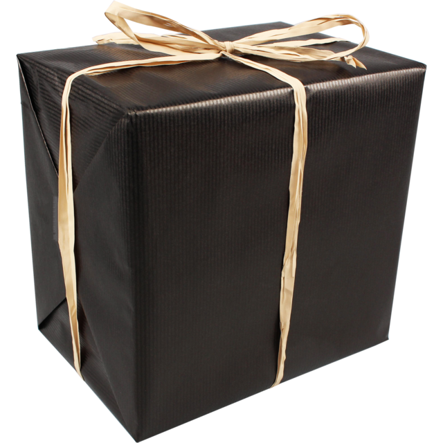 Klika - Papier d'emballage cadeau | 50 cm | 250m | noir