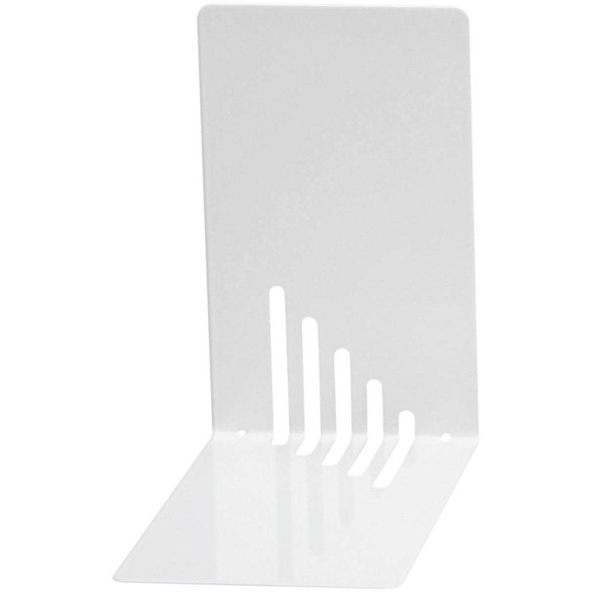 Maul -  boekensteun metaal 14X8.5x14cm set 2 wit