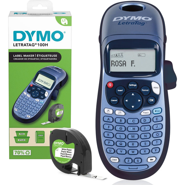 Dymo -  Labelprinter  letratag 100h abc 12mm blauw