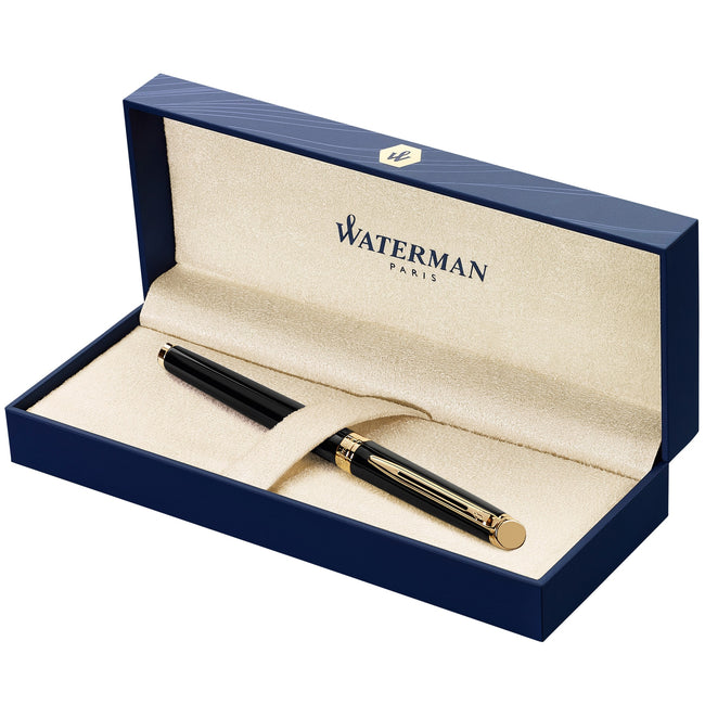 Waterman -  Vulpen hemisp gt m lak zwart