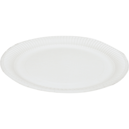 Depa -  Bord | rond | 1-vaks | karton | Ø23cm | wit | 240 stuks