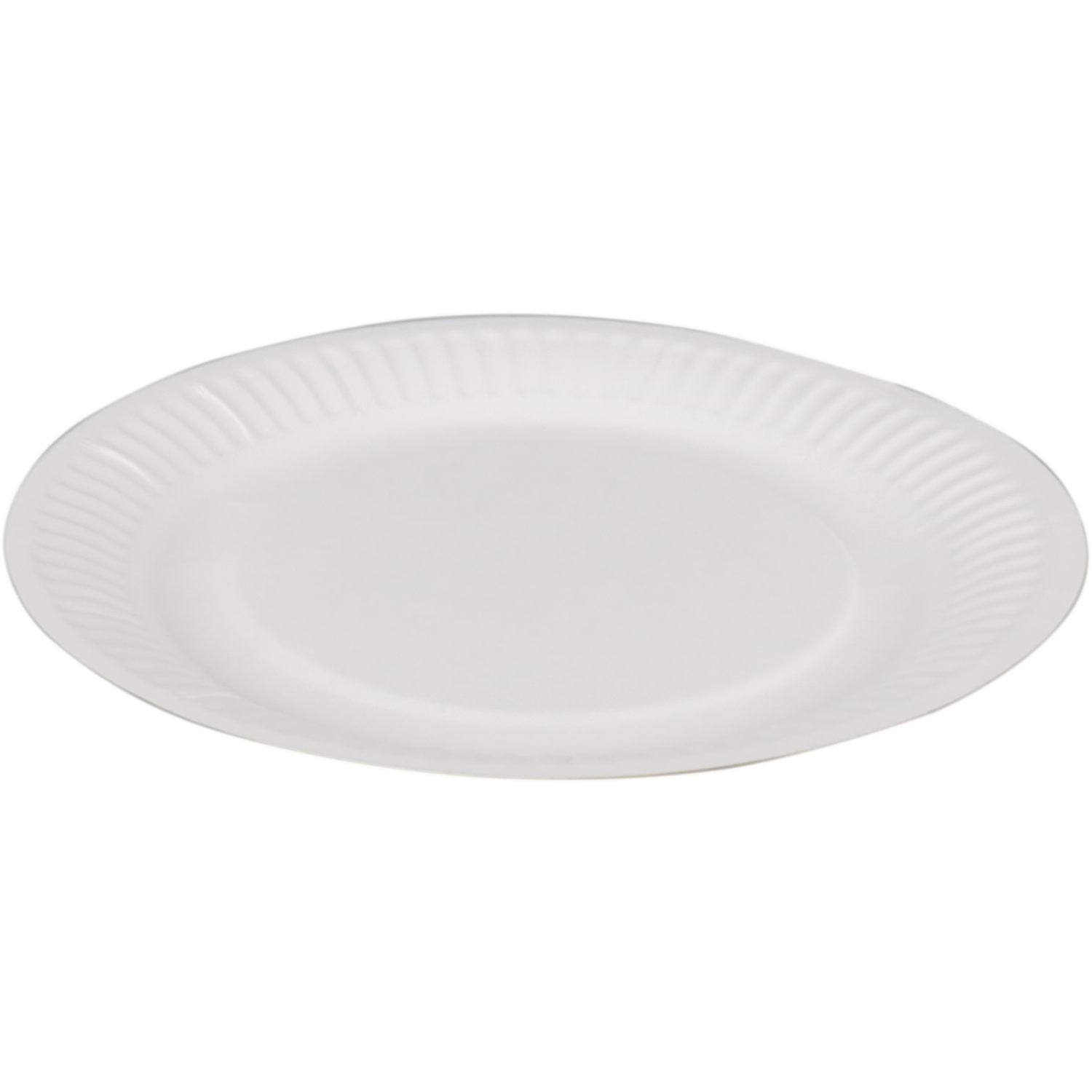 Depa -  Bord | rond | 1-vaks | karton | Ø18cm | wit | 240 stuks