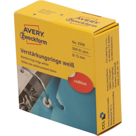 Avery Zweckform - Anneaux de renfort Zweckform 3508 13Mm 500 pièces blanc
