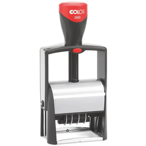 Colop - Word-Datumsstempel Heavy Duty 2660 Classic Line individualisierbar