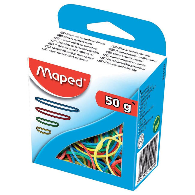 Maped - Elastiekjes  kleur 50gr