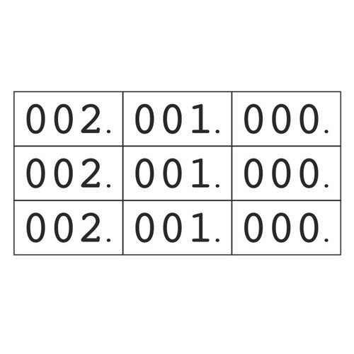 Klika - Chaussures correspondant aux numéros blanc 3x 000-999