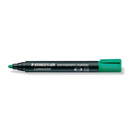 Staedtler - Lumocolor 352, marqueur permanent, pointe ronde, 2 mm, vert