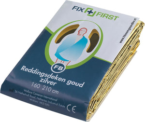 FixFirst -   reddingsdeken tegen koude en hitte