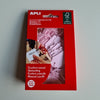 Klika -  Hangetiket met koord 22x35 mm ROZE 100st