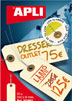 Klika -  Labels 100x51 mm 10 stuks met met draad