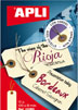 Klika -  Labels 100x51 mm 10 stuks met koordje