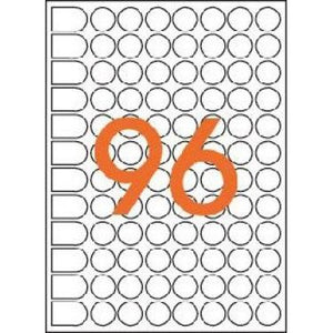 Klika -  mapje permanent rond 15 mm 1536stuk