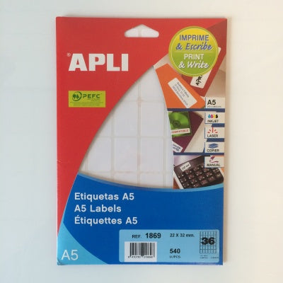 Klika -  mapje permanent 22x32 mm 540 stuks