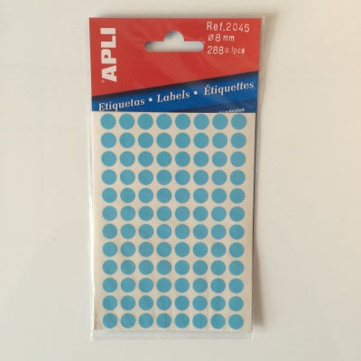 Klika - dossier permanent 8mm rond bleu 288x