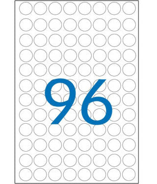 Klika -  mapje permanent 15mm rond oranje960