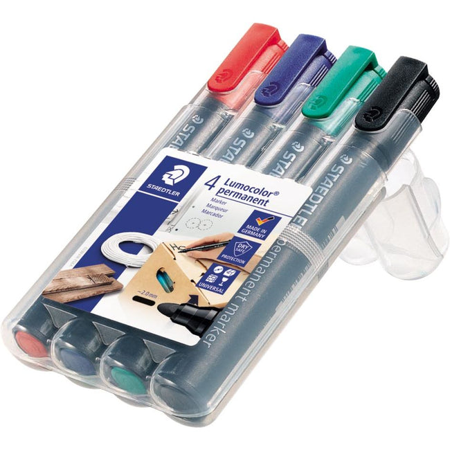 Staedtler - Feutre 352 rond assorti 2mm lot de 4 pièces assorties