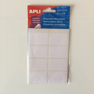 Klika -  mapje removable 25x40 mm 56 stuks
