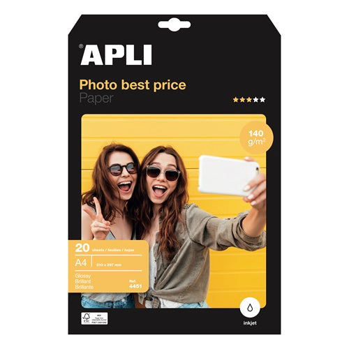 Klika -  Paper -glossy high bright-A4 135gr 20vel