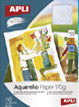 Apli - papier aquarello 170gr -a4- 10vel