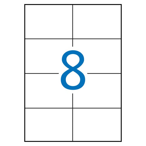 Klika - Laser-A4-Etiketten 105x74 mm 800