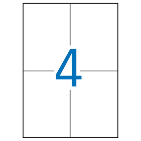 Klika - étiquettes laser A4 105x148mm 400 6 pièces