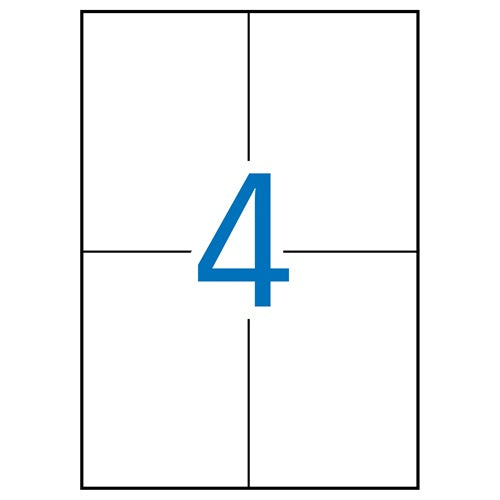 Klika - étiquettes laser A4 105x148mm 400 6 pièces