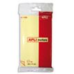 Klika - Feuilles mémo 75x125 mm jaune 1x100