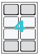 Klika - Cartes de visite 86x54mm + plastifié 20 pcs. 9 pièces