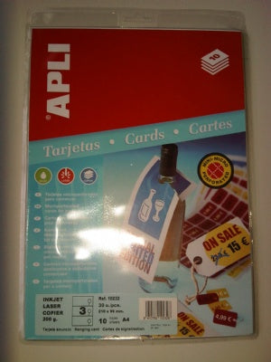 Klika -  Labels 99x210mm wit 200grs 10 vel a 3stu