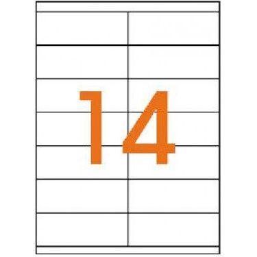 Klika -  inkjet karton schaplabel 40x105mm