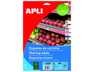 Klika -  inkjet karton schaplabel 25.4x67mm