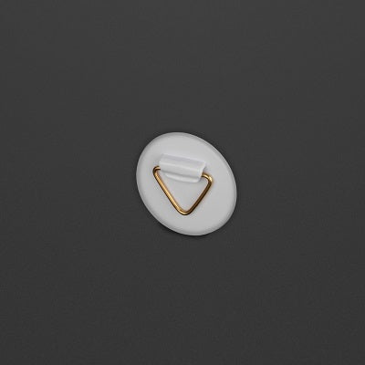 Klika - Crochets pour carrelage 40 mm autocollants 100 pièces