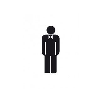 Klika -  Pictogram Toilet Heren