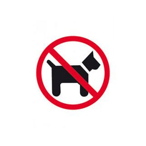 Klika -  Pictogram Verboden voor honden
