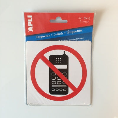 Klika - Pictogramme Interdit de téléphoner 60 pièces