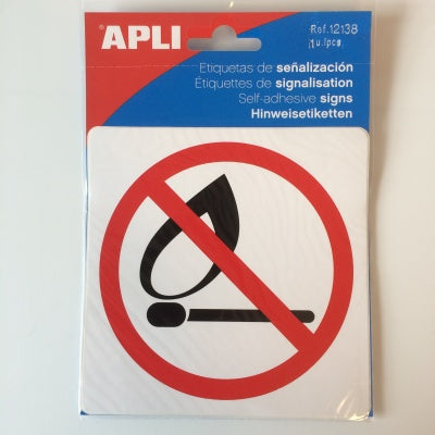 APLI - Pictogram Verboden voor open vuur