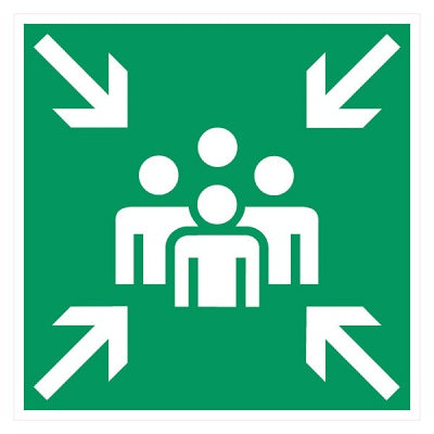 Klika -  Pictogram Verzamelplaats bij calamiteit
