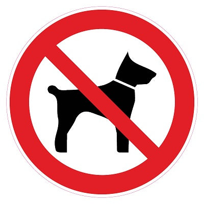 Klika - Pictogram Verboden voor honden