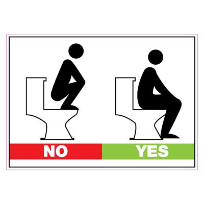 Klika -  Pictogram Zittend plassen sticker